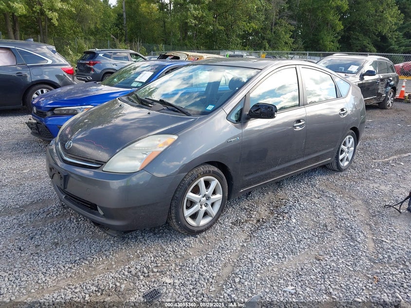 2007 Toyota Prius grey hatchback hybrid JTDKB20U773207513 photo #3