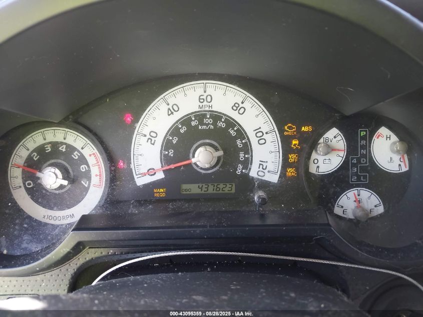 2007 Toyota Fj Cruiser VIN: JTEZU11F170012538 Lot: 43095359