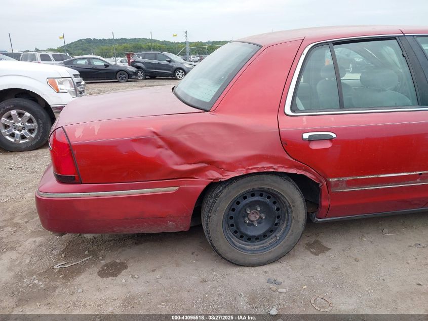 1998 Mercury Grand Marquis VIN: 2MEFM74W4WX625130 Lot: 43095518
