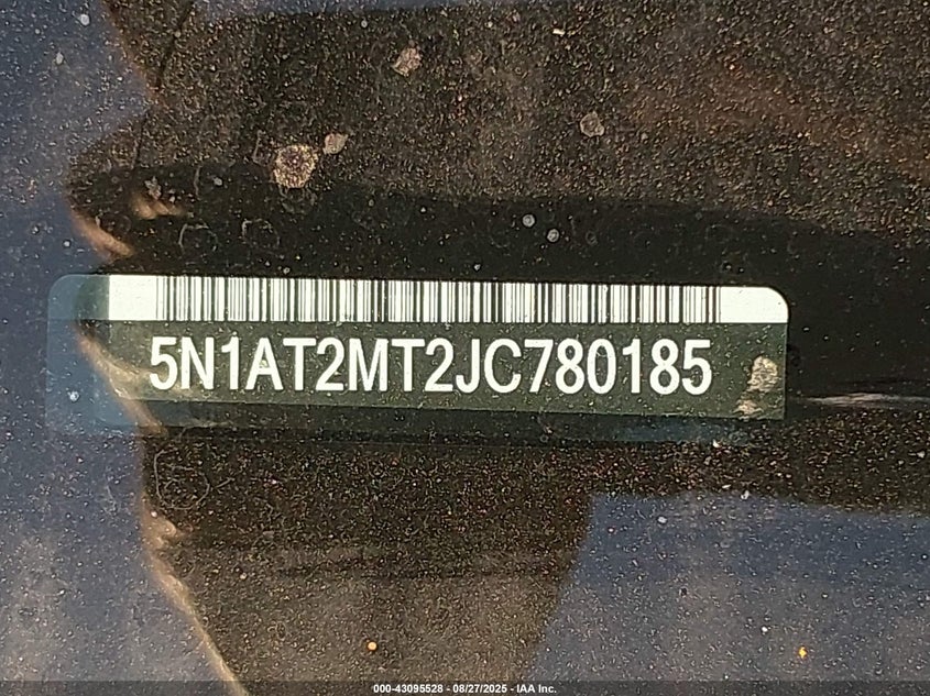 2018 NISSAN ROGUE SV - 5N1AT2MT2JC780185
