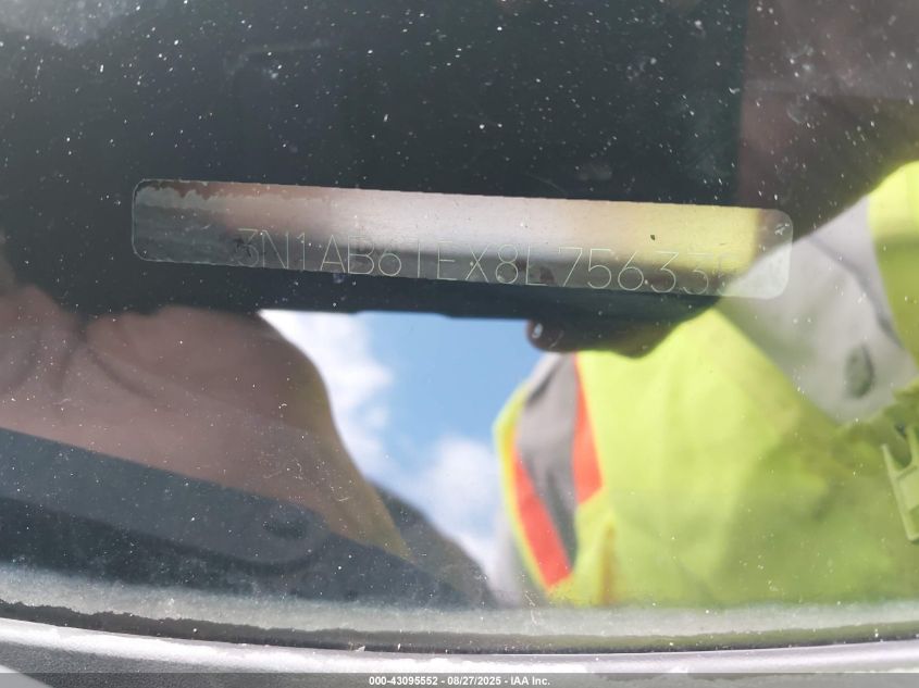 2008 Nissan Sentra 2.0S VIN: 3N1AB61EX8L756335 Lot: 43095552