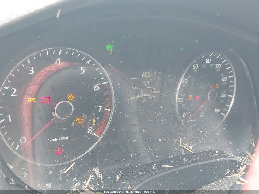 2013 Volkswagen Jetta 2.5L Se VIN: 3VWDX7AJ7DM391869 Lot: 43096018