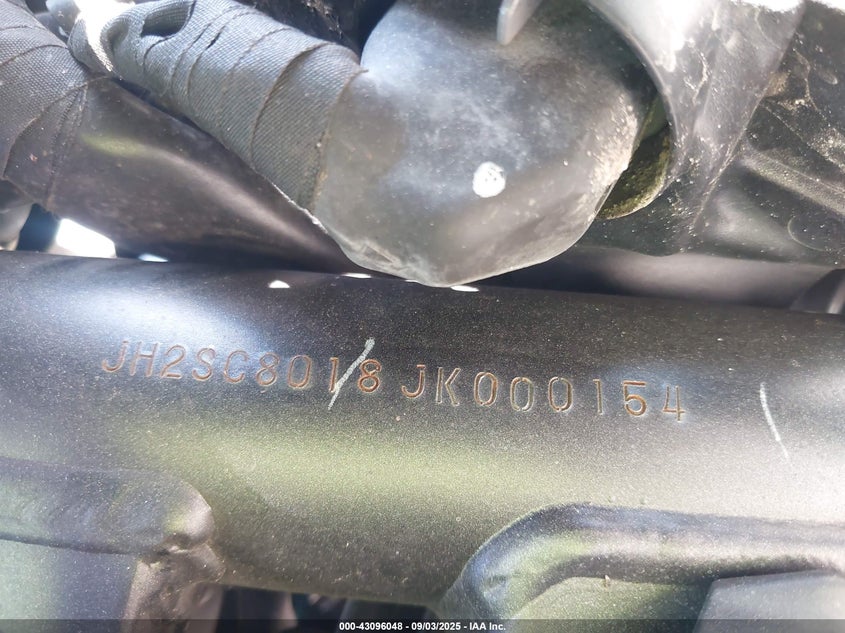 2018 Honda Cb1000 Ra VIN: JH2SC8018JK000154 Lot: 43096048