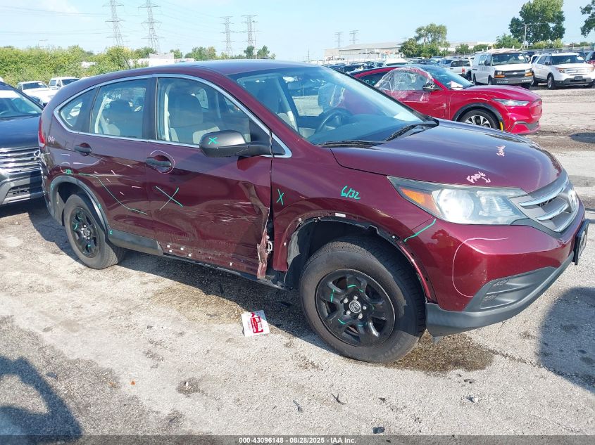 2012 Honda Cr-V Lx VIN: 5J6RM4H30CL034440 Lot: 43096148