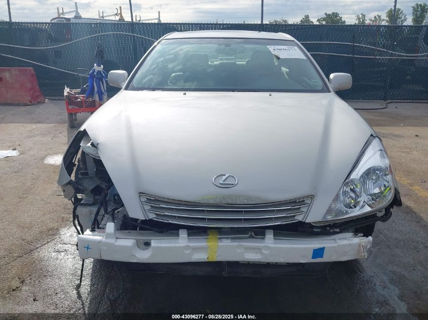 2004 Lexus Es 330 VIN: JTHBA30G240010599 Lot: 43096277