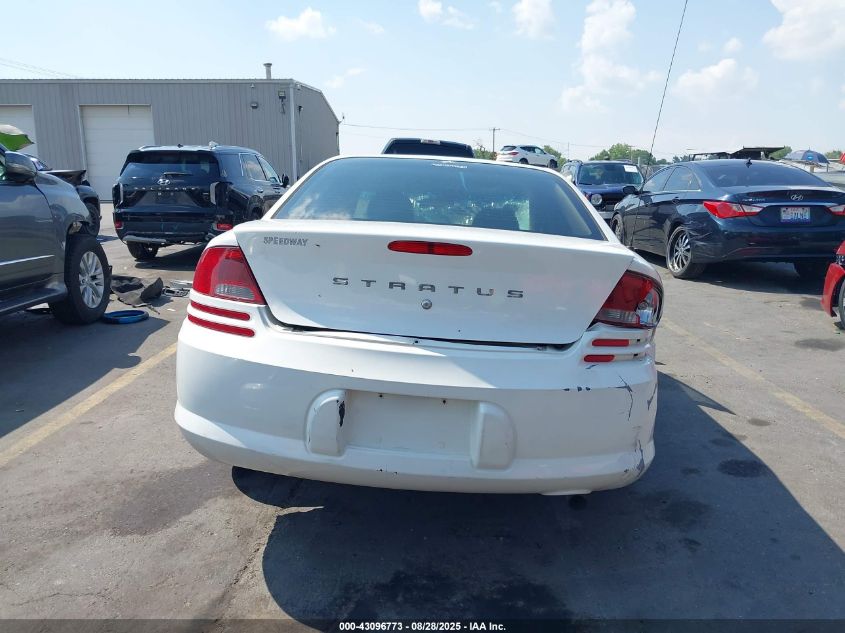 2001 Dodge Stratus Se VIN: 1B3EJ46X41N696754 Lot: 43096773