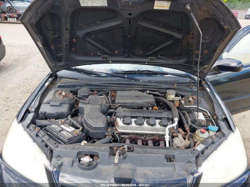 2004 Honda Civic Ex VIN: 2HGES25794H551712 Lot: 43096841