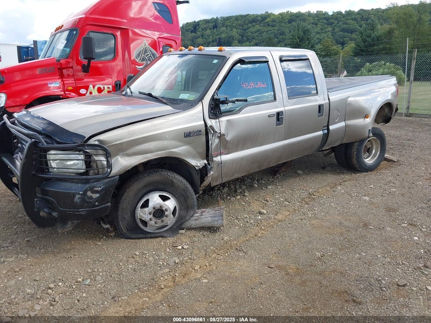 2004 Ford F-350 Lariat/Xl/Xlt gold truck diesel 1FTWW33P04EC08102 photo #3