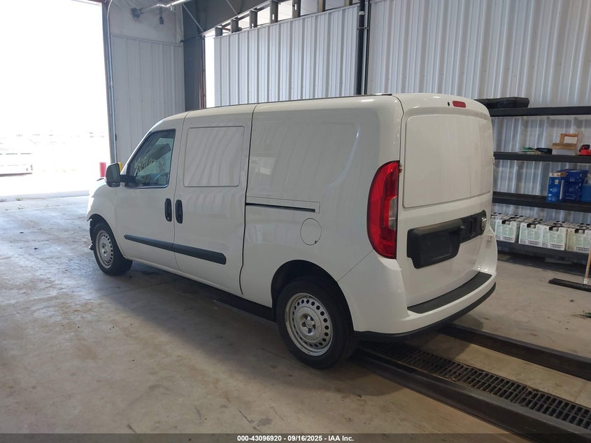Vin: zfb636vp3n6v97923, lot: 43591189, ram promaster city cargo van 20223