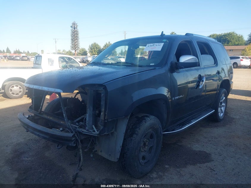 2007 GMC Yukon Denali black other gasoline 1GKFK63857J238038 photo #3