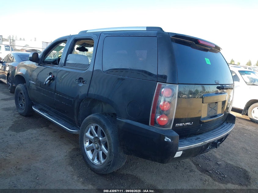 2007 GMC Yukon Denali black other gasoline 1GKFK63857J238038 photo #4