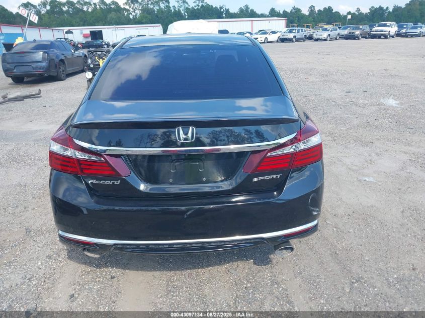 2017 Honda Accord Sport VIN: 1HGCR2F52HA231040 Lot: 43097134