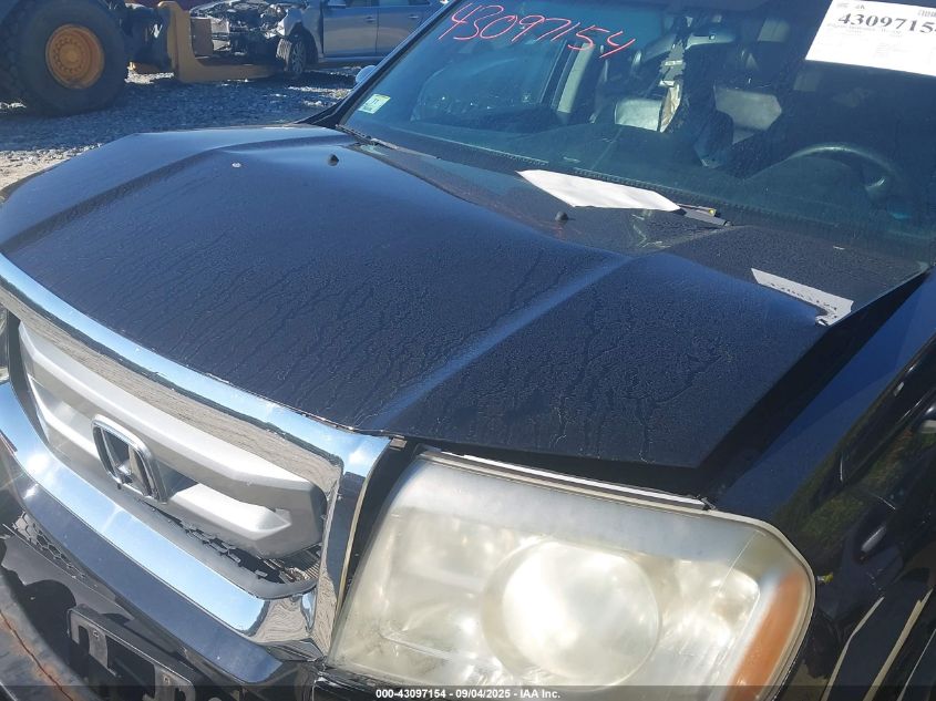 2011 Honda Pilot Touring VIN: 5FNYF4H99BB025494 Lot: 43097154