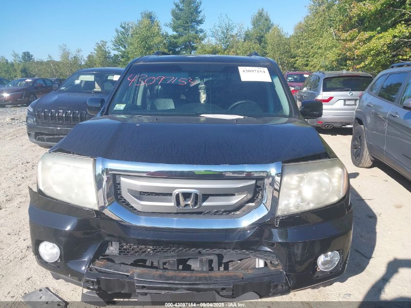 2011 Honda Pilot Touring VIN: 5FNYF4H99BB025494 Lot: 43097154