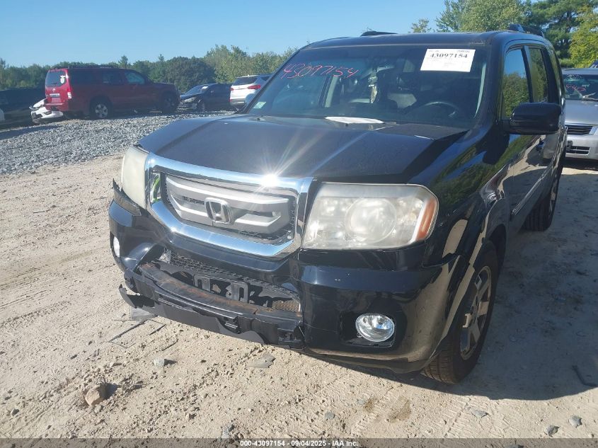 2011 Honda Pilot Touring VIN: 5FNYF4H99BB025494 Lot: 43097154