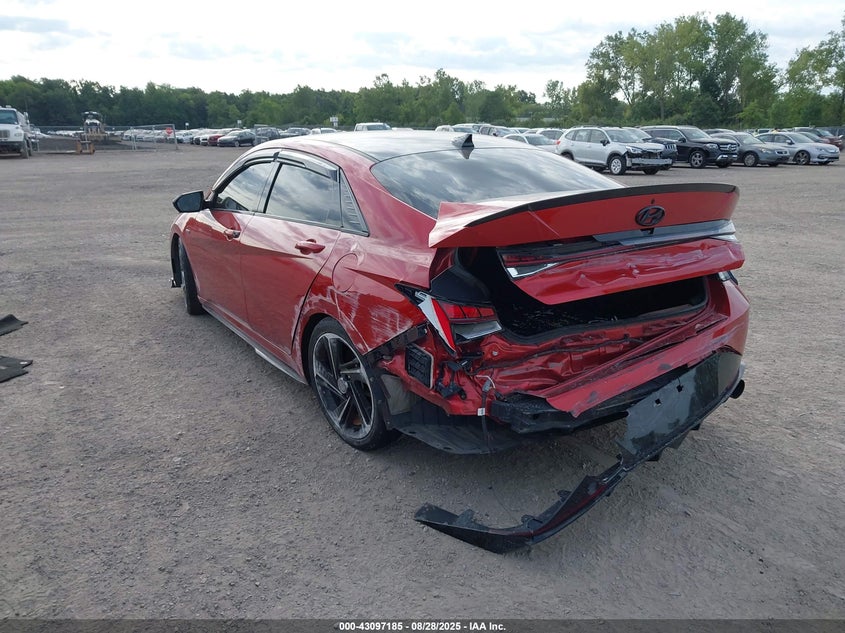 VIN KMHLR4AF2NU231796 2022 HYUNDAI ELANTRA N LINE