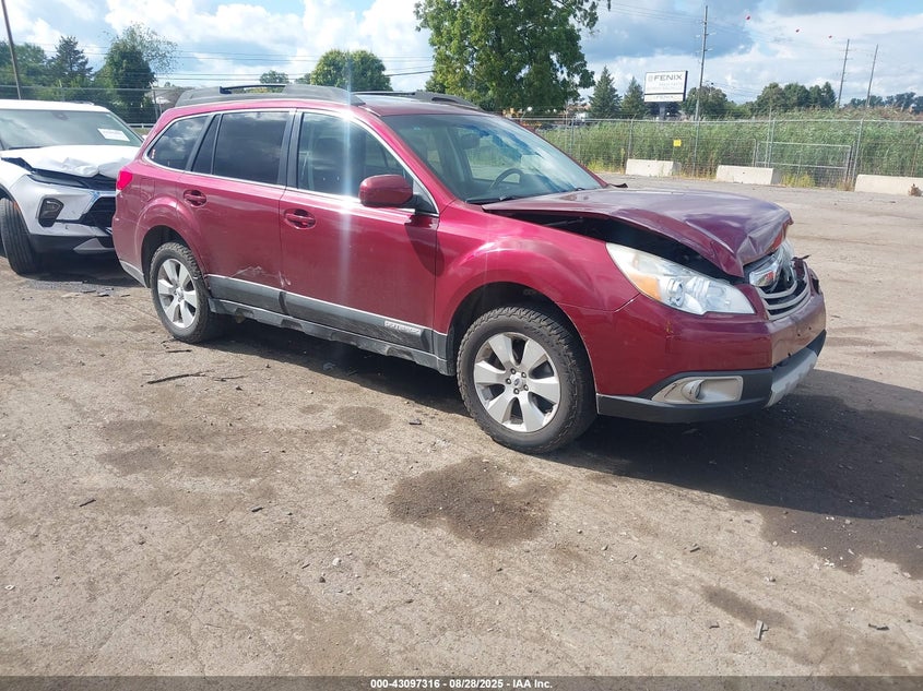 4S4BRBKC6C3274108 2012 Subaru Outback 2.5I Limited auction photo 1