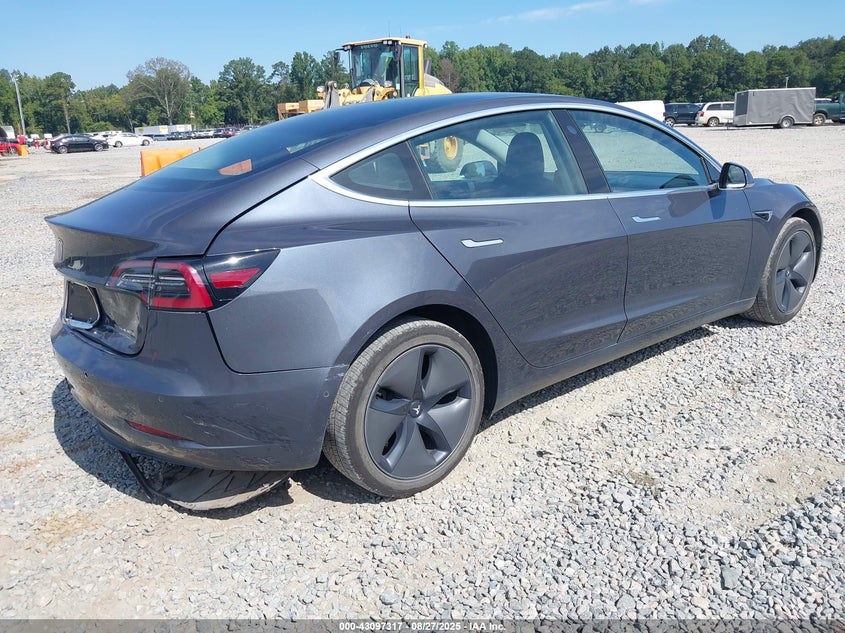 2020 Tesla Model 3 Long Range Dual Motor All-wheel Drive Grey Lot 111043097317 Vin 5YJ3E1EB9LF717436