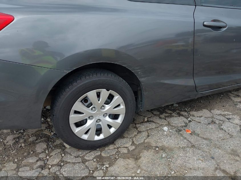 2012 Honda Civic Lx VIN: 2HGFG3B56CH566567 Lot: 43097387