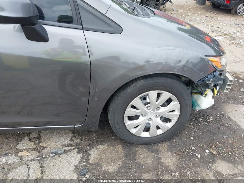 2012 Honda Civic Lx VIN: 2HGFG3B56CH566567 Lot: 43097387