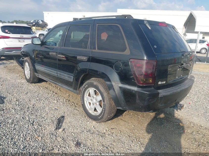 2005 Jeep Grand Cherokee Laredo black other gasoline 1J4GS48K95C717275 photo #4