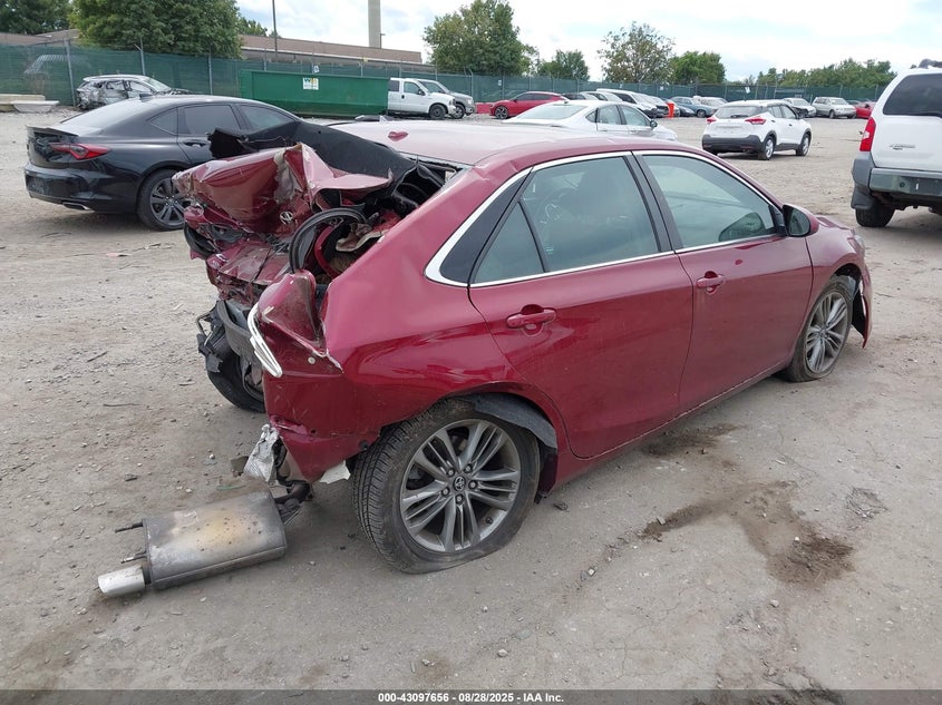 2017 TOYOTA CAMRY SE - 4T1BF1FK3HU777813