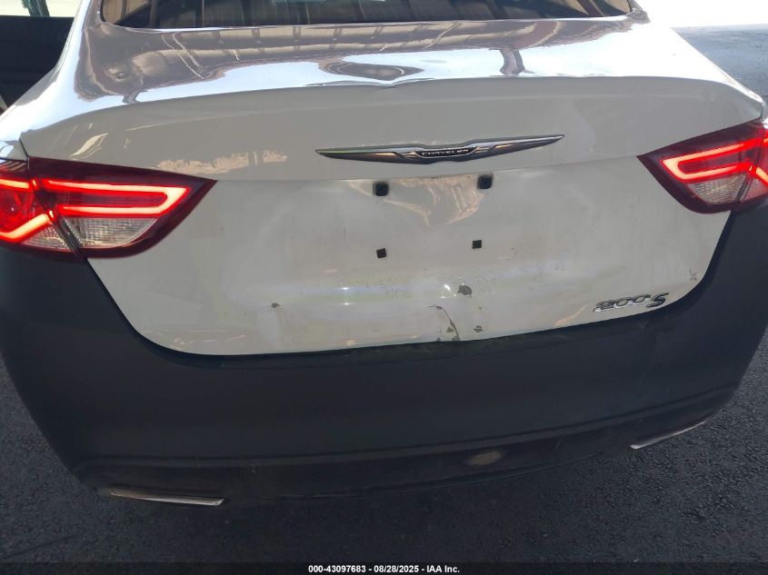 2015 Chrysler 200 S VIN: 1C3CCCBB4FN698181 Lot: 43097683