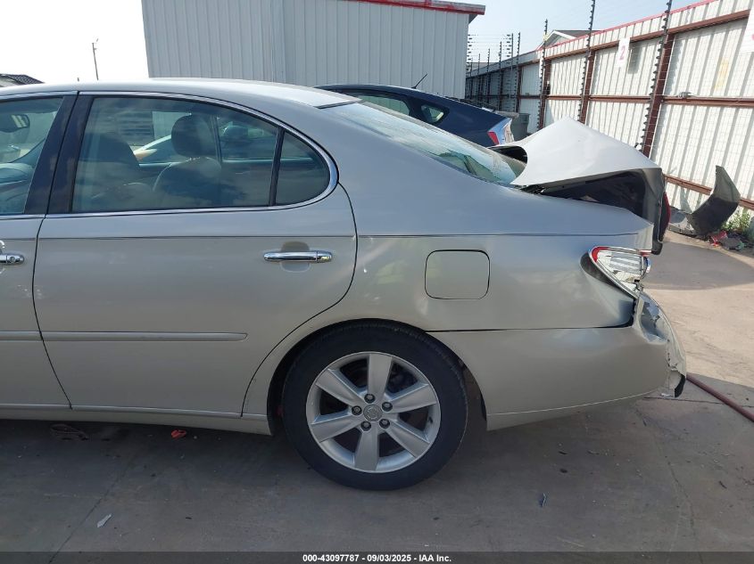 2006 Lexus Es 330 VIN: JTHBA30G365166558 Lot: 43097787