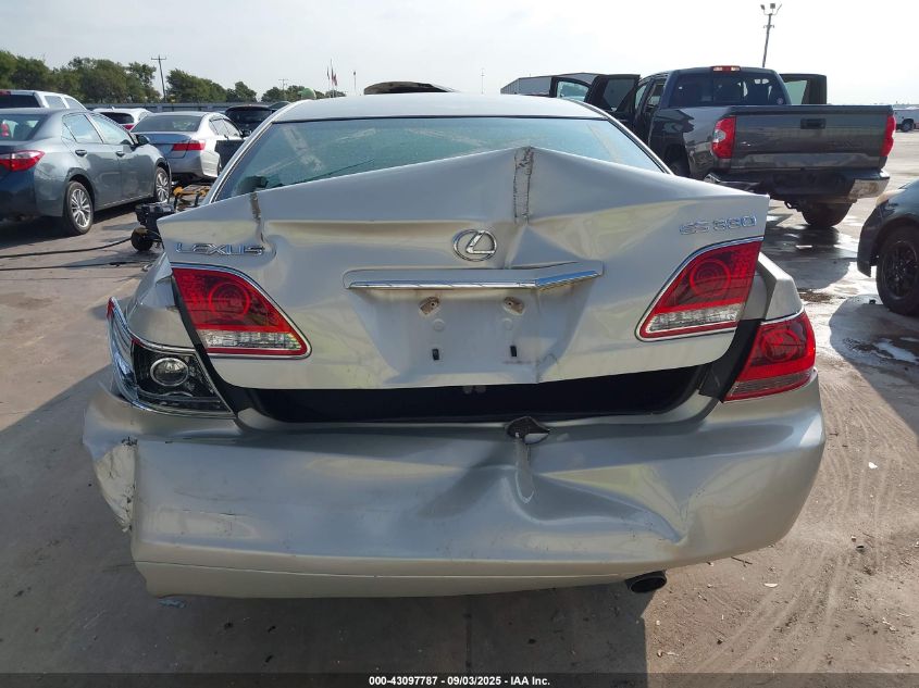 2006 Lexus Es 330 VIN: JTHBA30G365166558 Lot: 43097787