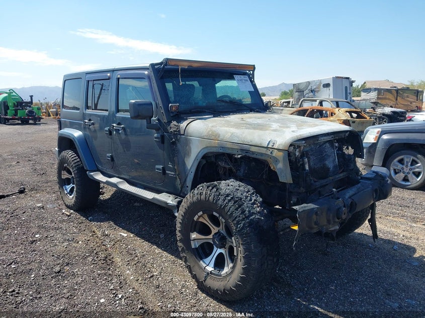 1J4GA59117L216866 2007 Jeep Wrangler Unlimited Sahara auction photo 1