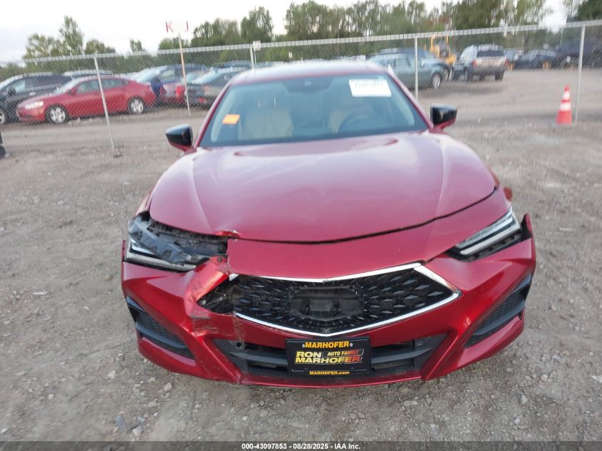 2021 Acura Tlx Standard VIN: 19UUB6F37MA008131 Lot: 43097853