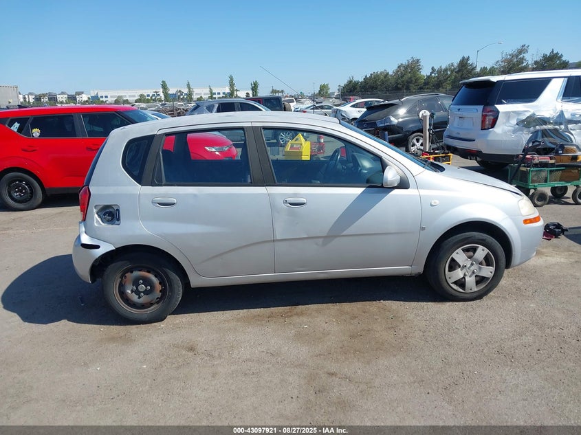 2007 Chevrolet Aveo 5 Special Value VIN: KL1TD66627B780816 Lot: 43097921