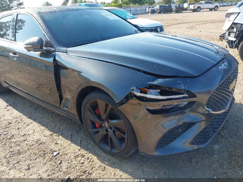 2023 Genesis G70 3.3T Rwd VIN: KMTG54TE9PU114355 Lot: 43097959