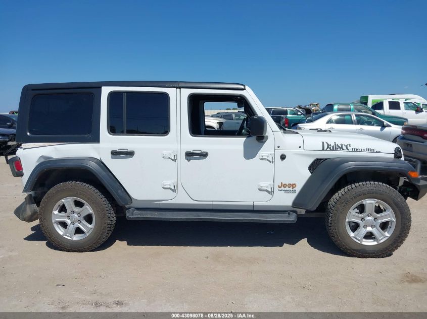 2018 Jeep Wrangler Unlimited Sport S 4X4 VIN: 1C4HJXDGXJW318397 Lot: 43098078