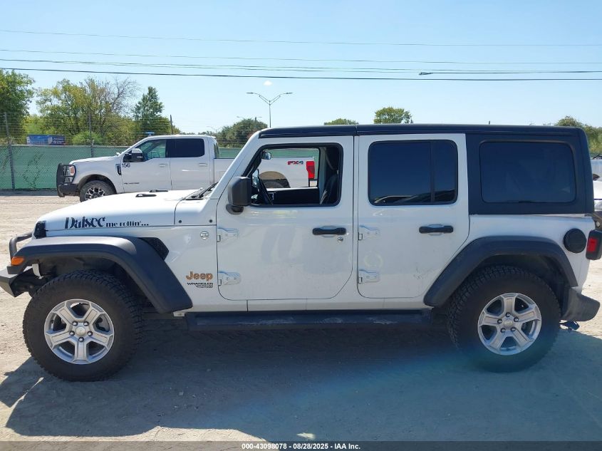 2018 Jeep Wrangler Unlimited Sport S 4X4 VIN: 1C4HJXDGXJW318397 Lot: 43098078