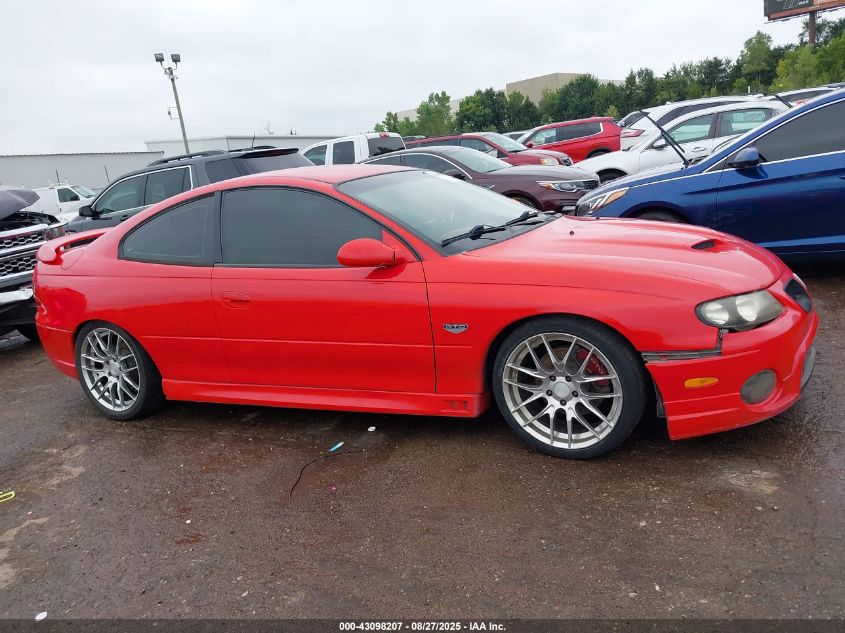 2005 Pontiac Gto VIN: 6G2VX12UX5L375429 Lot: 43098207
