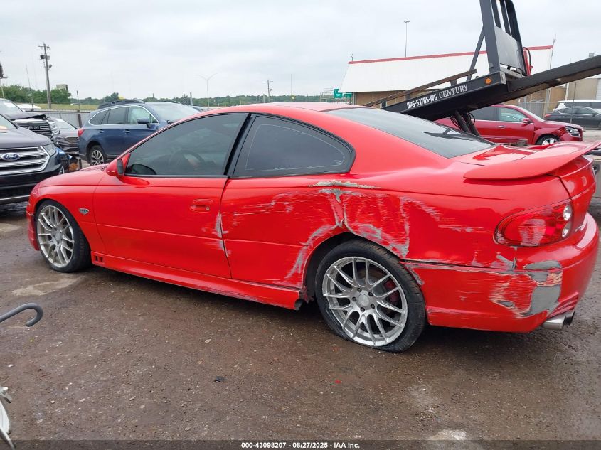 2005 Pontiac Gto VIN: 6G2VX12UX5L375429 Lot: 43098207