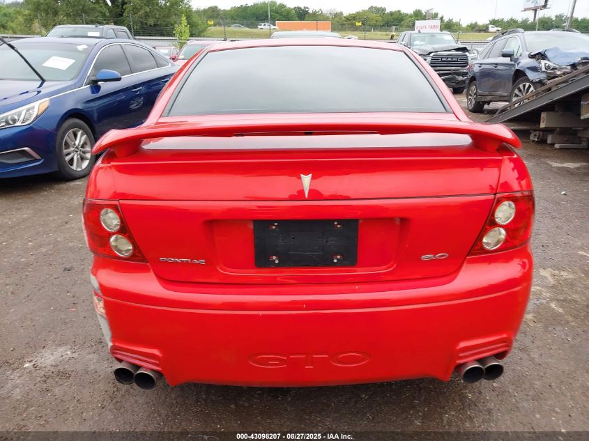 2005 Pontiac Gto VIN: 6G2VX12UX5L375429 Lot: 43098207