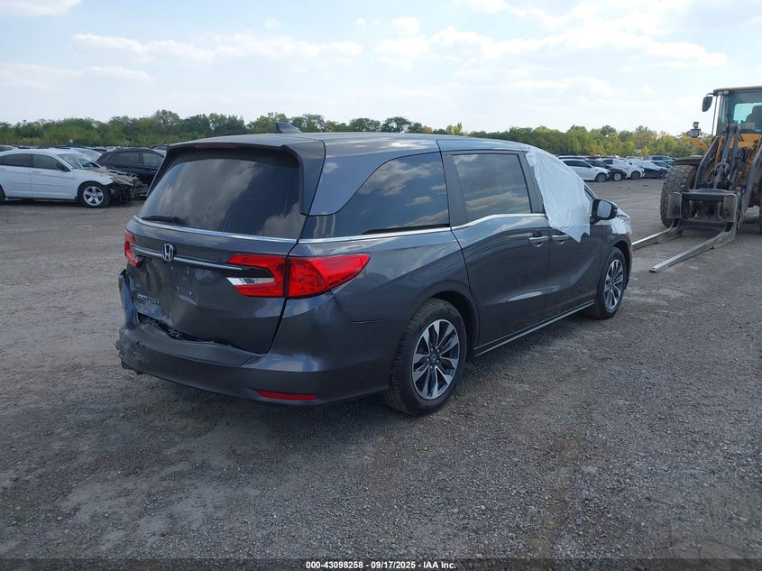 Vin: 5fnrl6h79nb024258, lot: 43592527, honda odyssey ex-l 20224