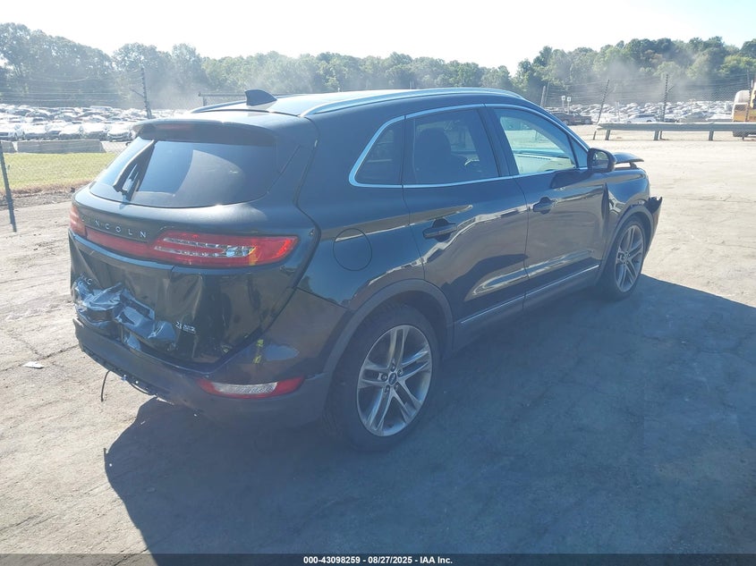 Vin: 5lmtj2ah4fuj17990, lot: 43592528, lincoln mkc 20154