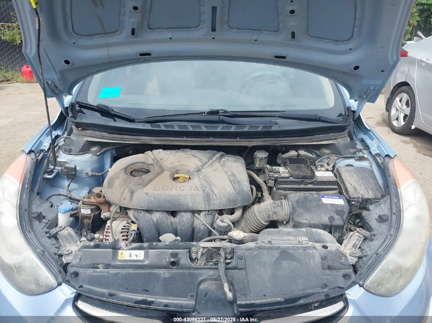 2012 Hyundai Elantra Limited (Ulsan Plant) VIN: KMHDH4AEXCU349851 Lot: 43098327