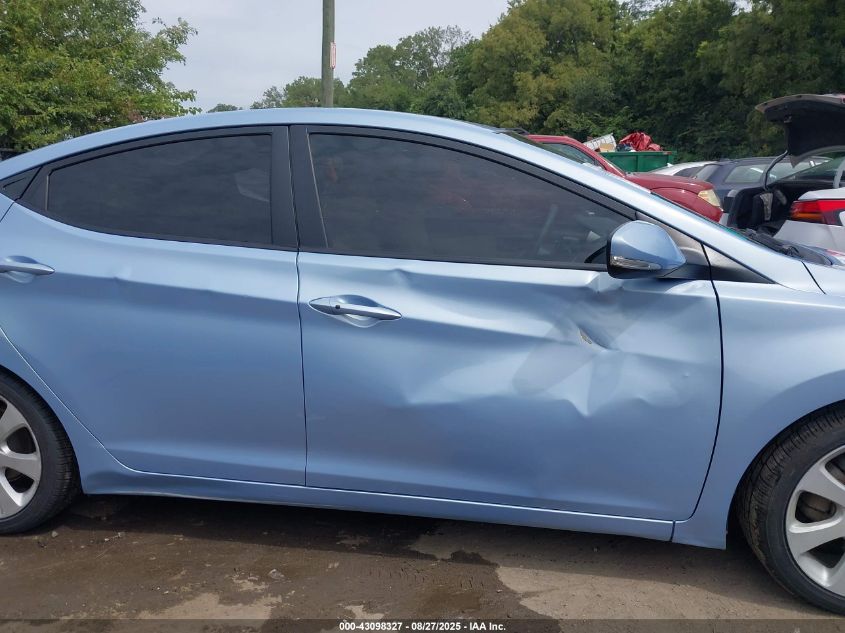 2012 Hyundai Elantra Limited (Ulsan Plant) VIN: KMHDH4AEXCU349851 Lot: 43098327