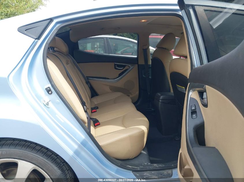 2012 Hyundai Elantra Limited (Ulsan Plant) VIN: KMHDH4AEXCU349851 Lot: 43098327