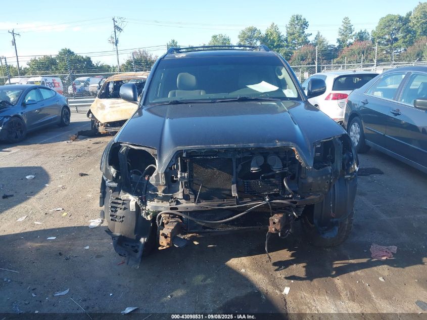 2006 Toyota 4Runner Limited V8 VIN: JTEBT17R768030595 Lot: 43098531