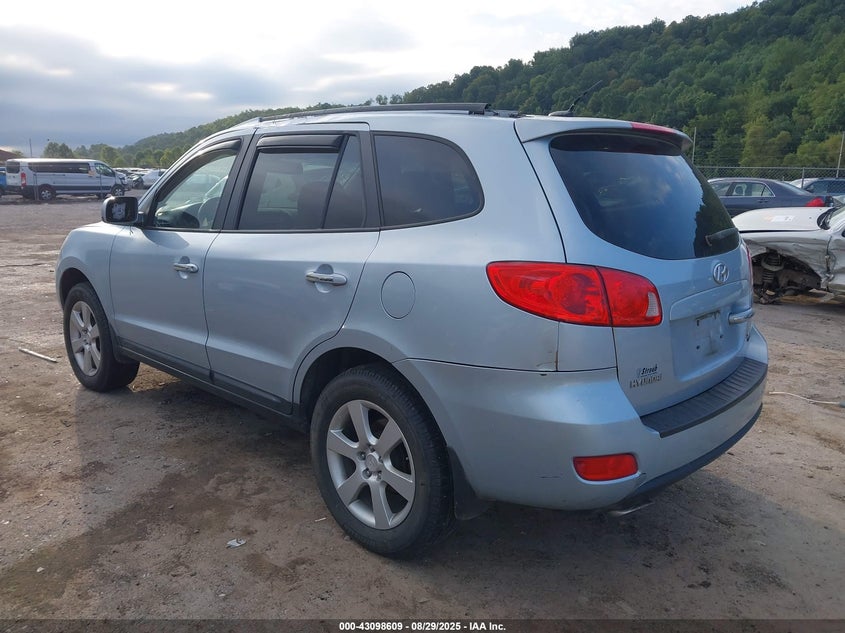 5NMSH73E38H218866 2008 HYUNDAI SANTA FE photo no. 3