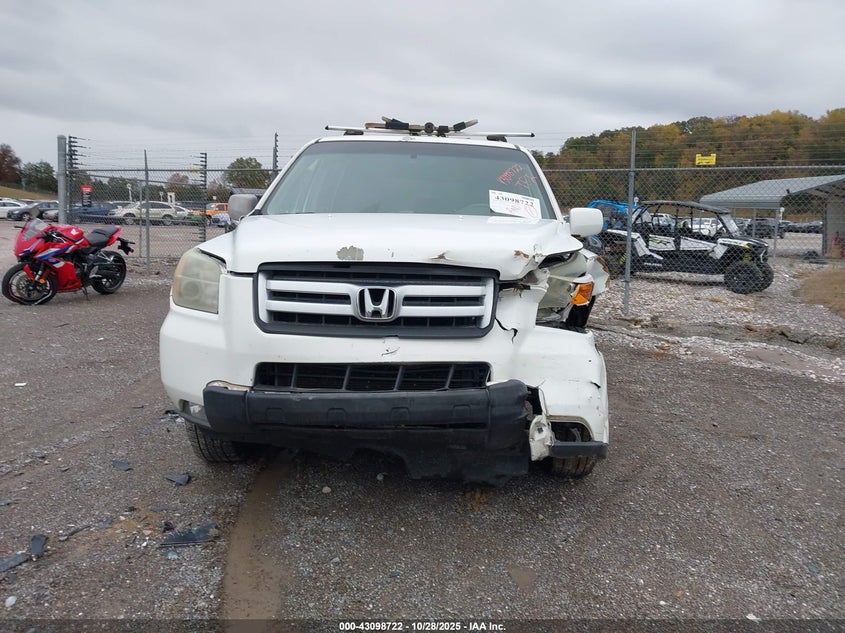 2006 Honda Pilot Ex-L VIN: 5FNYF28736B051033 Lot: 43098722