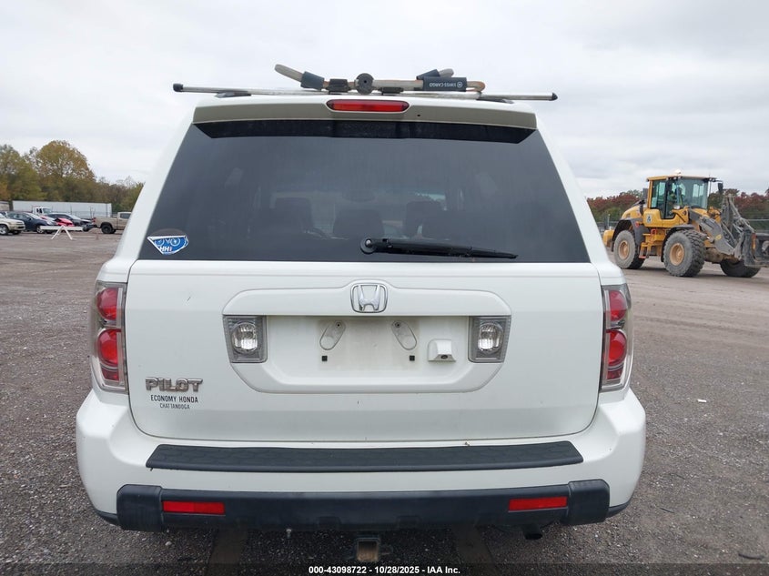 2006 Honda Pilot Ex-L VIN: 5FNYF28736B051033 Lot: 43098722