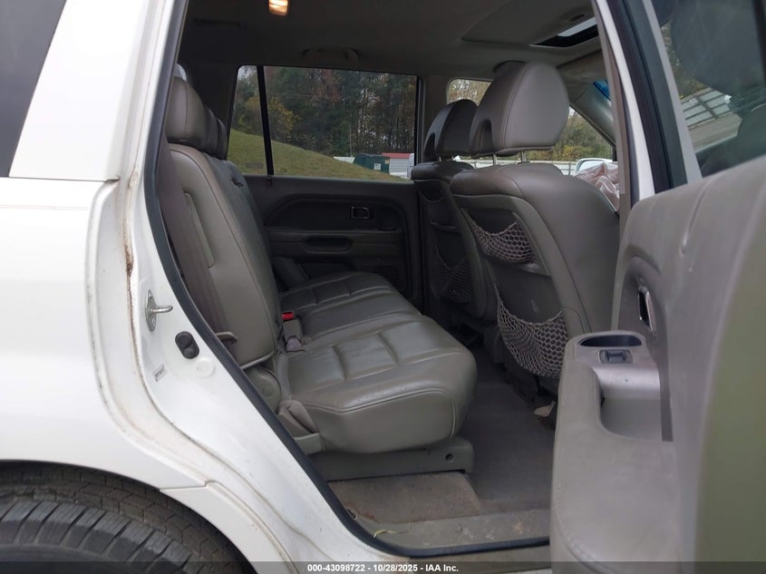 2006 Honda Pilot Ex-L VIN: 5FNYF28736B051033 Lot: 43098722