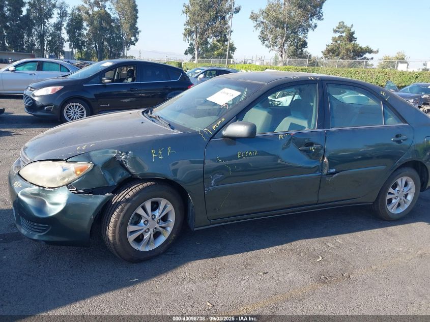 2005 Toyota Camry Le V6 VIN: 4T1BF32K85U103315 Lot: 43098738
