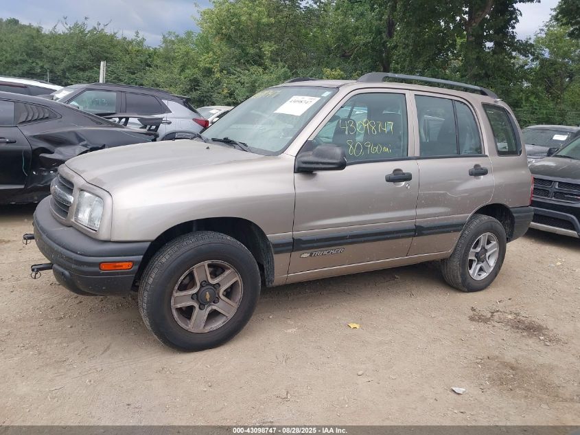 2002 Chevrolet Tracker Hard Top Base VIN: 2CNBJ13C126936877 Lot: 43098747
